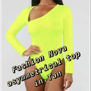 Fashion Nova asymmetrical top